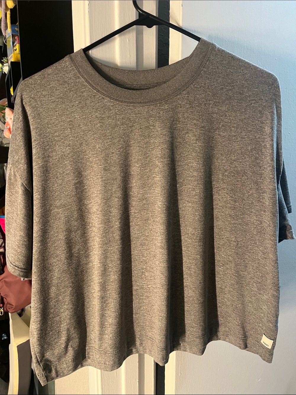 Vuori Heather Grey Short Sleeve Crew Tee